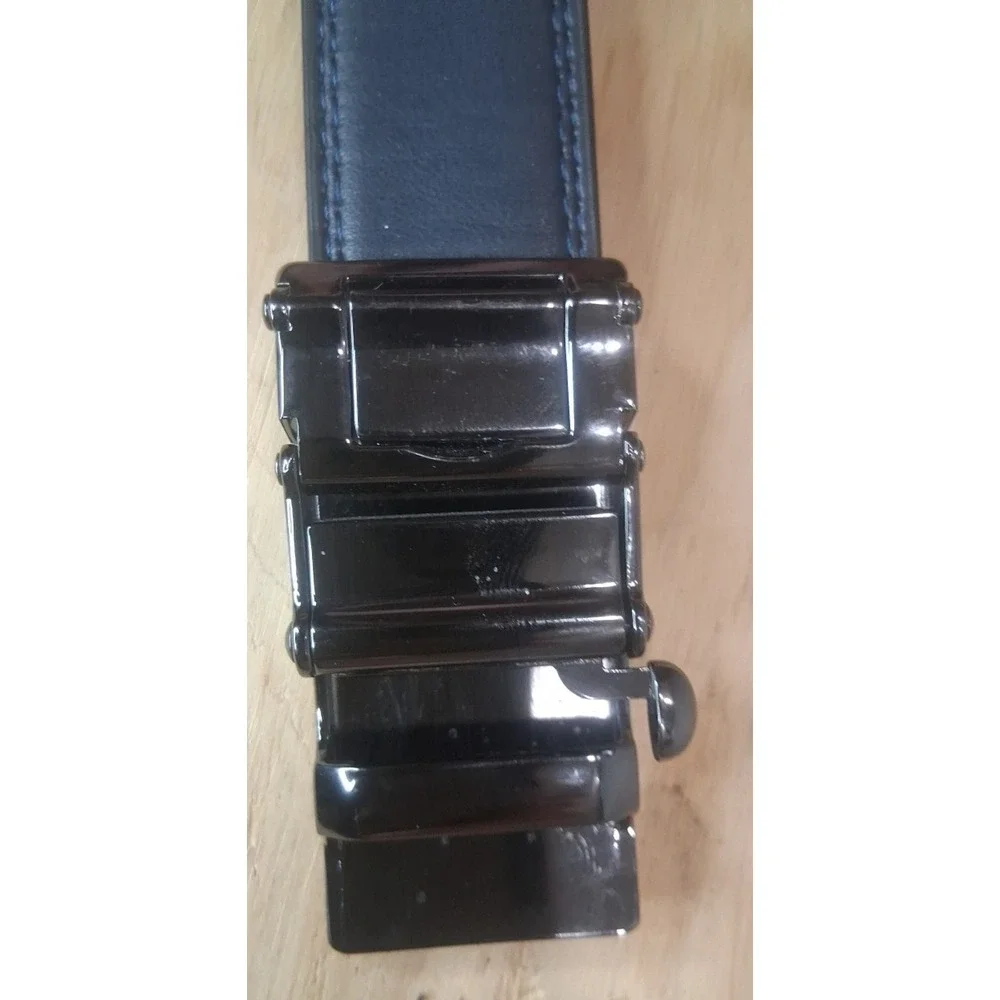 Boys Black Dress Belt Banbini Ratchet Buckle 30